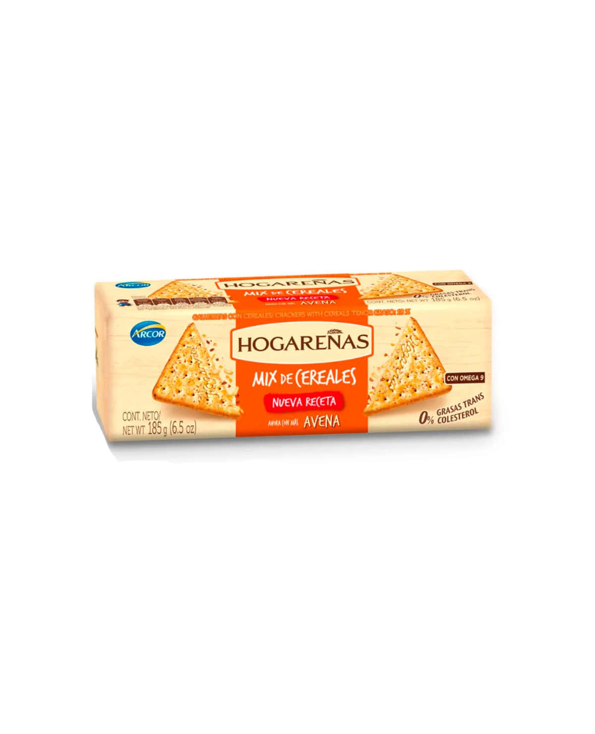Galletas Arcor Hogareñas Mix de Cereales 185 Gr